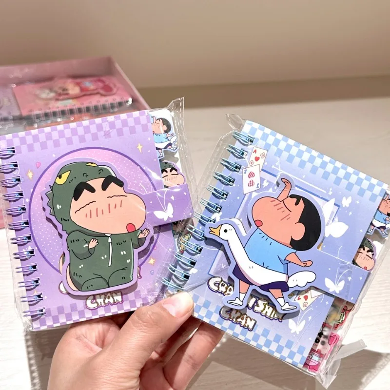 Cartoon Portable Stitch Notebook Cute Cartoon Anime Fashion Journal Notebook Student Stationery Hot Stamping Coil Book Gifts