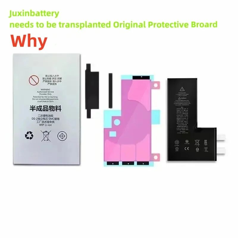 New scheme Rechargeable Super Capacity Battery Cell For iPhone XR X  11 12 13 14 Pro Max Mini SE2 Juxin Battery Wholesale 30pcs