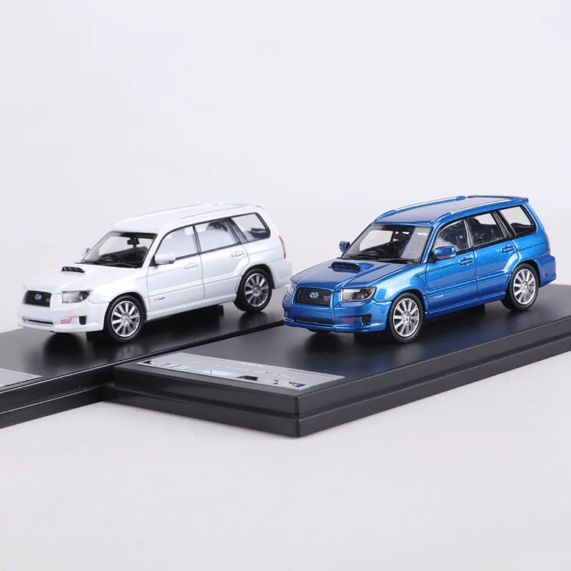 Fiberrun 1:64 Forester SG9 Blue/White Alloy Model Car - AliExpress 26