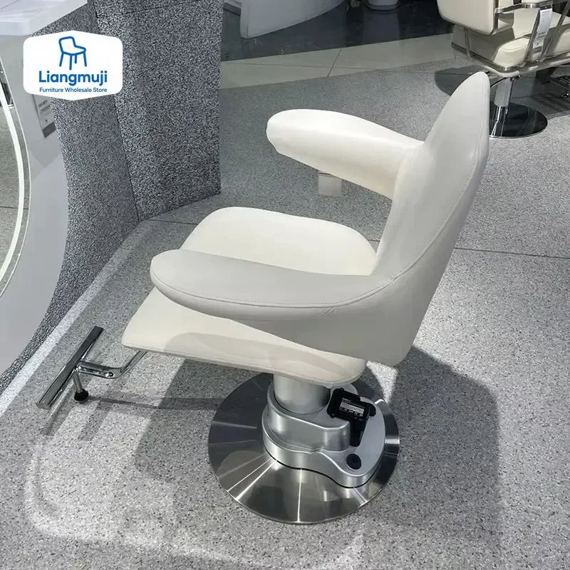 

Электрическое роскошное парикмахерское кресло, мужское эстетическое профессиональное персонализированное кресло, поворотное оборудование, мягкая мебель для салона Cadeira