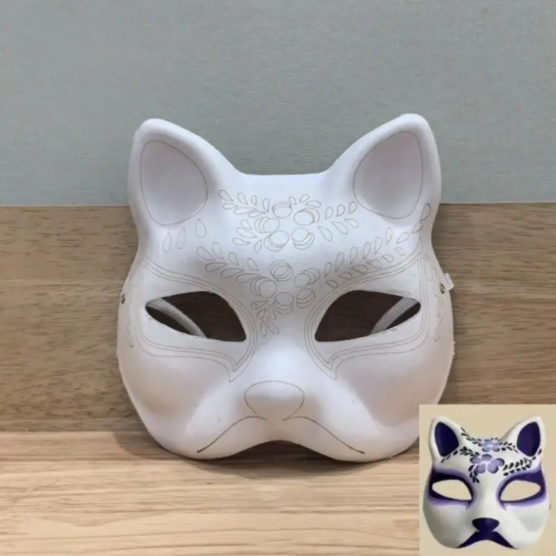 B95F DIY Paper Mask DIY Hand for Kid Adult Halloween