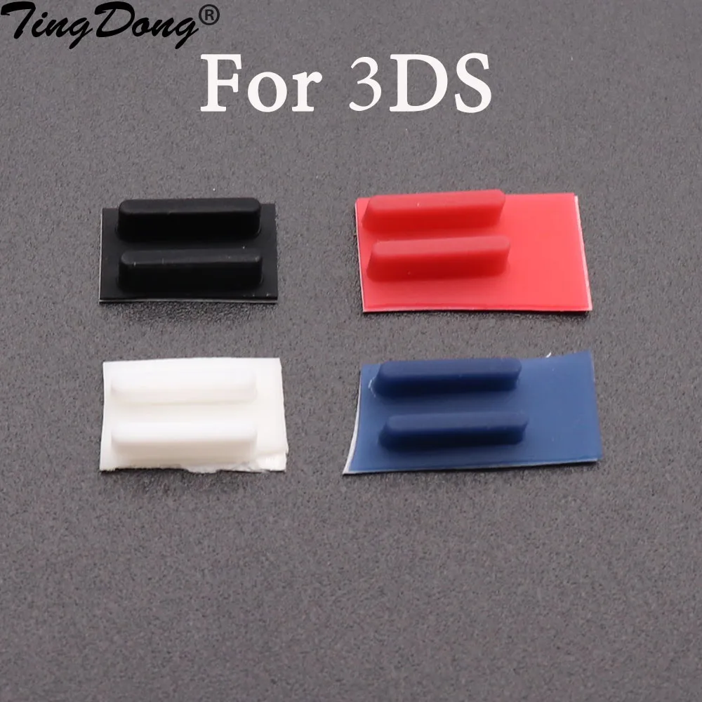 

For 3DS Console Rubber Feet Cover Top Upper Screen Rubber Pads Replacement for Nintend 3DS Accessories