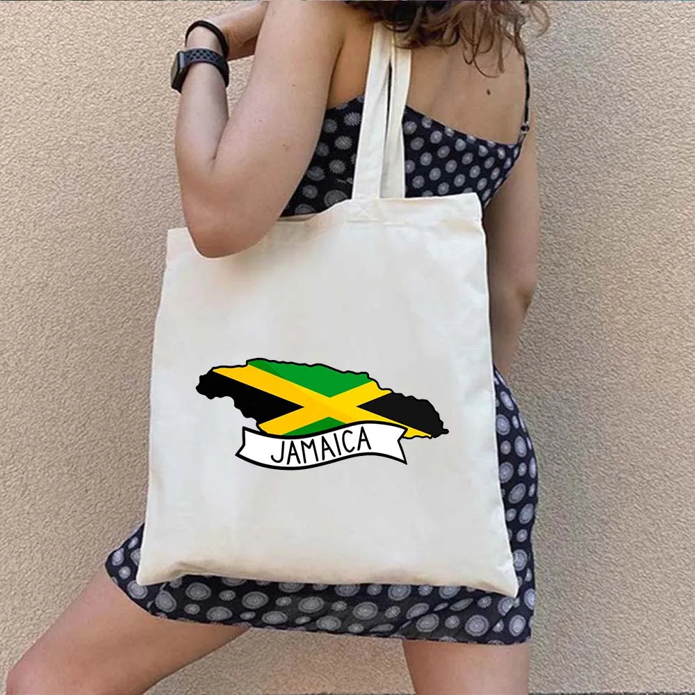 Iceland Iran Ireland Italy Georgia Greece Canvas Shopper Tote Bag Panama Latvia Mexico Colombia Rwanda Flag Map Shoulder Handbag