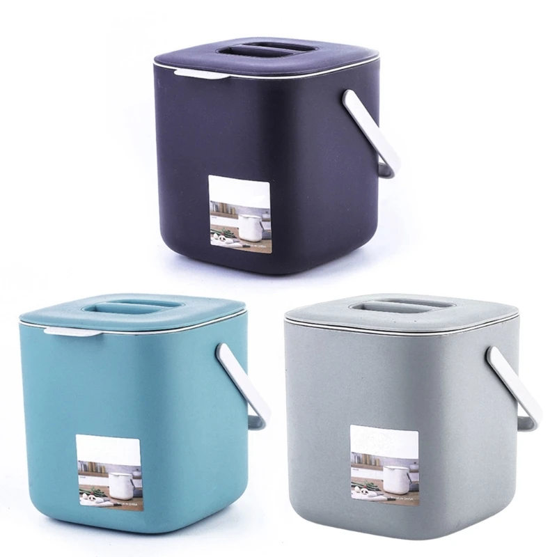 F92B 2 niveles cocina Compost Bin Cubo compost