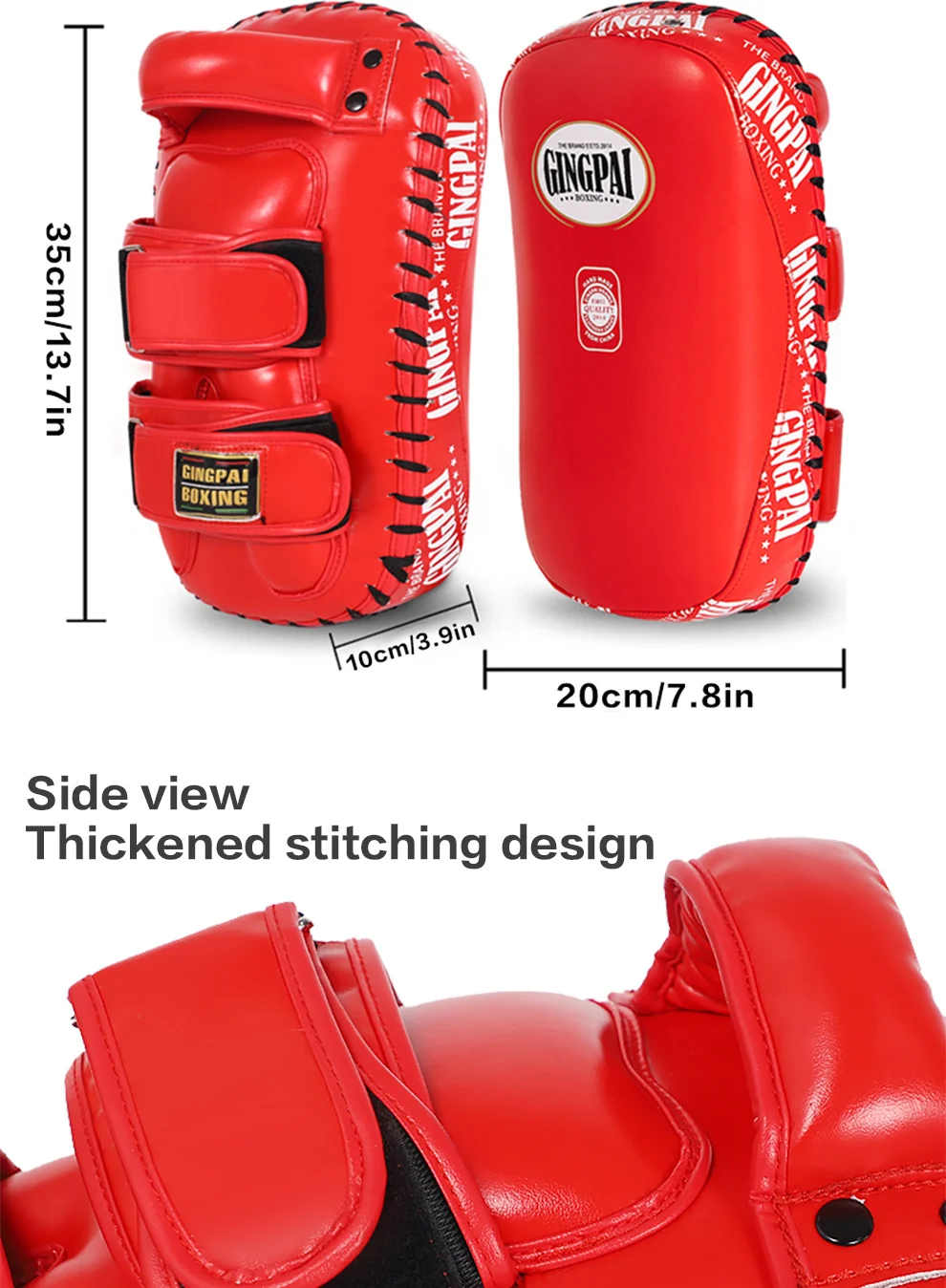 1PC Boxen Pad Sand Tasche Fitness MMA BoxenTaekwondo Hand Fuß Treten Pads PU Leder Training Getriebe Muay Thai fuß Ziel – Detail 3