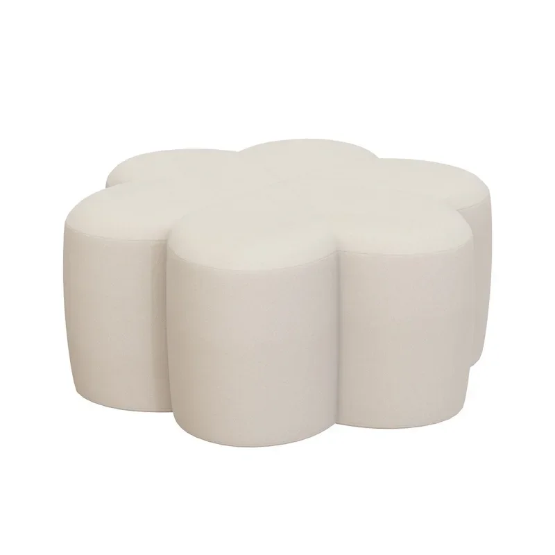 

Nordic living room sofa stool, pedal stool, light luxury dressing room round stool, soft sitting