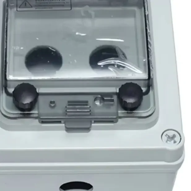 Waterproof 2 Hole Push Button Switch Control Box Start Stop Outdoor Electrical For Test Measurement Tool Accessory