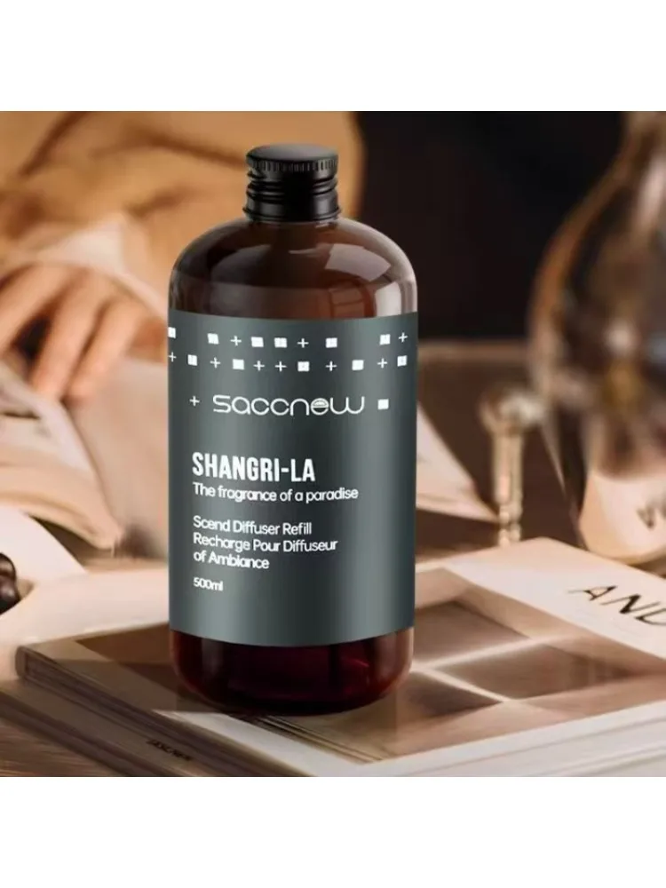 Solution de recharge de 500Ml, aromathérapie sans feu, Kits de diffuseur de roseaux de parfum frais haut de gamme pour salon intérieur et maison