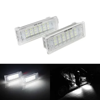 Angrong 1 par canbus led footwell porta cortesia interior luz caixa de luva lâmpada leitura para bmw e92 e81 e87 f20 e60 1 3 5 séries