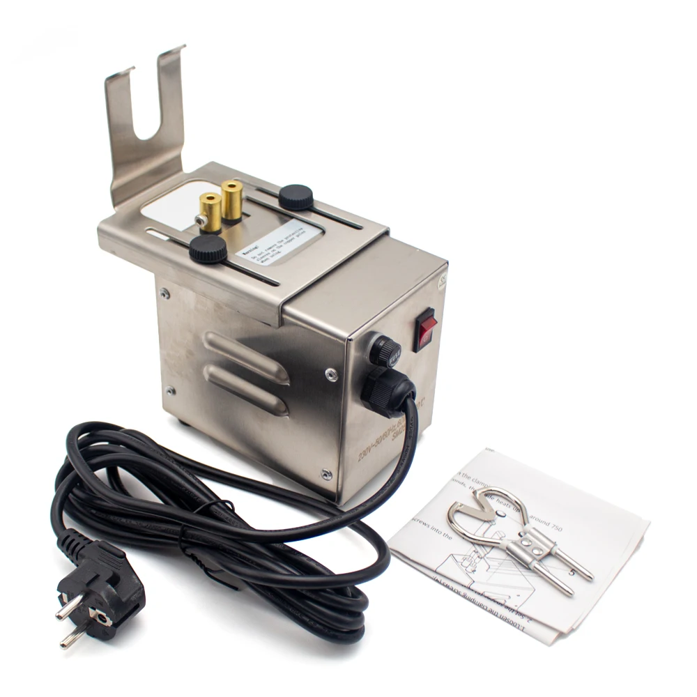 

AC 220V Electric Tail Docking Iron for Piglets 600°C Instant Bloodless Docking Adjustable Length Desktop Heater Tool