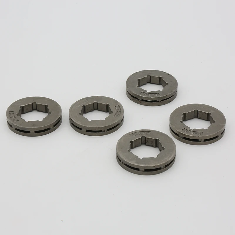 

5Pcs/Lot 3/8 Pitch 8 Teeth ID 22mm Standard Spline Sprocket Rim For Stihl 30 31 32 38 40 41 44 MS361 MS440 MS460 MS660 Chainsaw