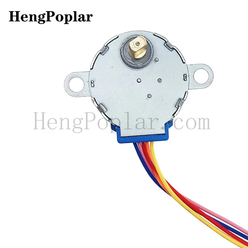 DC 5V 4-phase 5-wire stepper motor 28YBJ-48 28BYJ48 deceleration stepper motor lead 25CM in stock