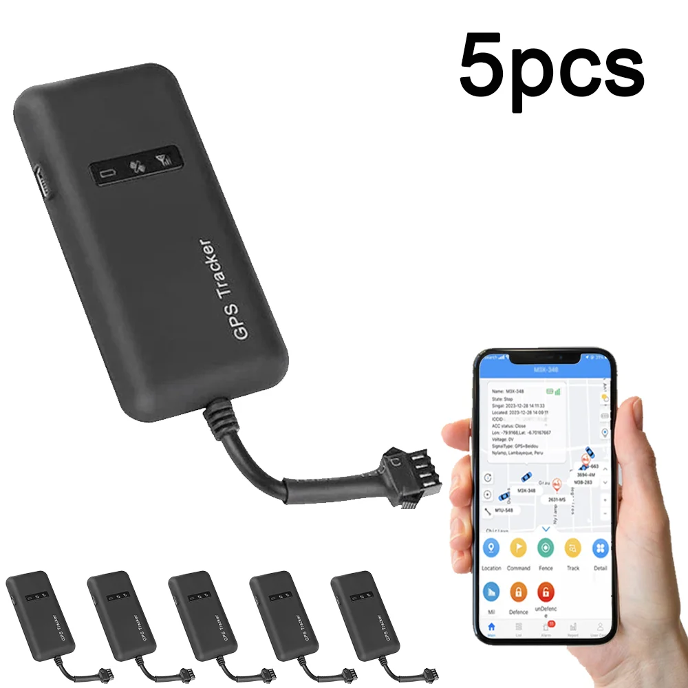 5pcs 2G/4G GT02D/TK110 GPS Tracker -Ultra-Precise Position & Cut OFF Fuel /Stop Engine & Acceleration Alarm for Fleet Management