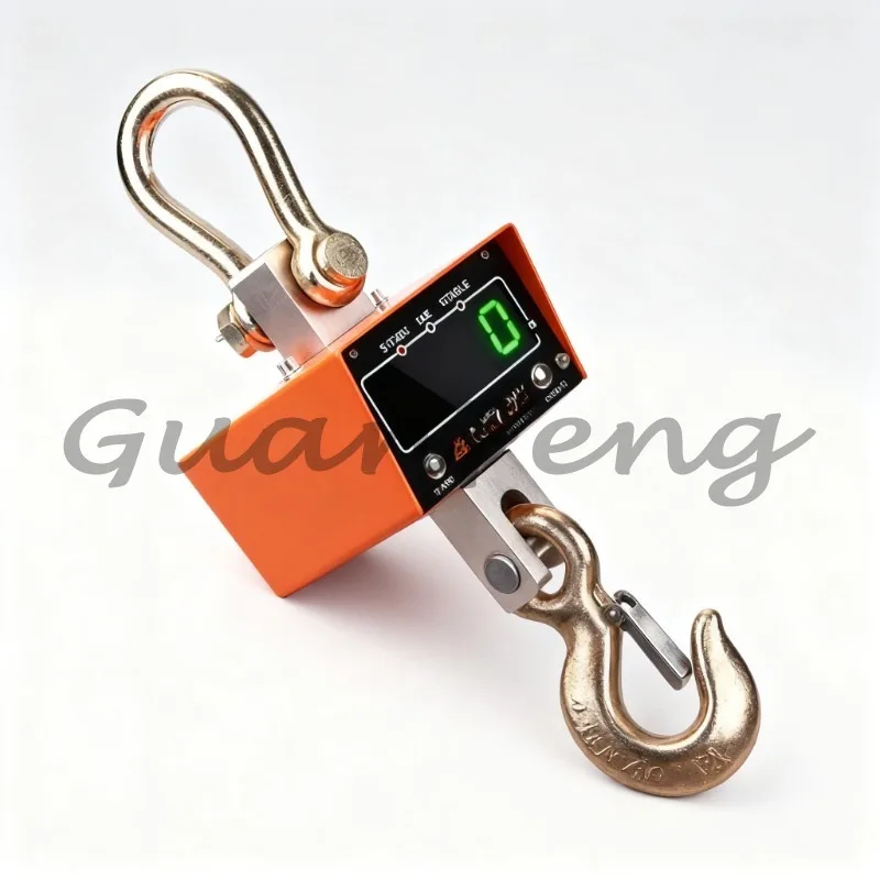 Waterproof 10 Ton Digital Crane Hanging Scale, High‑Precision Industrial Hook Weighing Scale for Overhead Lifting Weighing