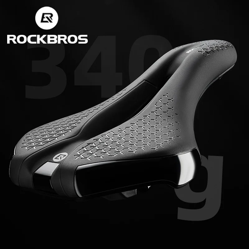 ROCKBROS Bicycle Saddle Soft Breathable Lightweight Bike Seat Shock Absorption Non-Slip MTB Bicycles Saddle Bike Accessories