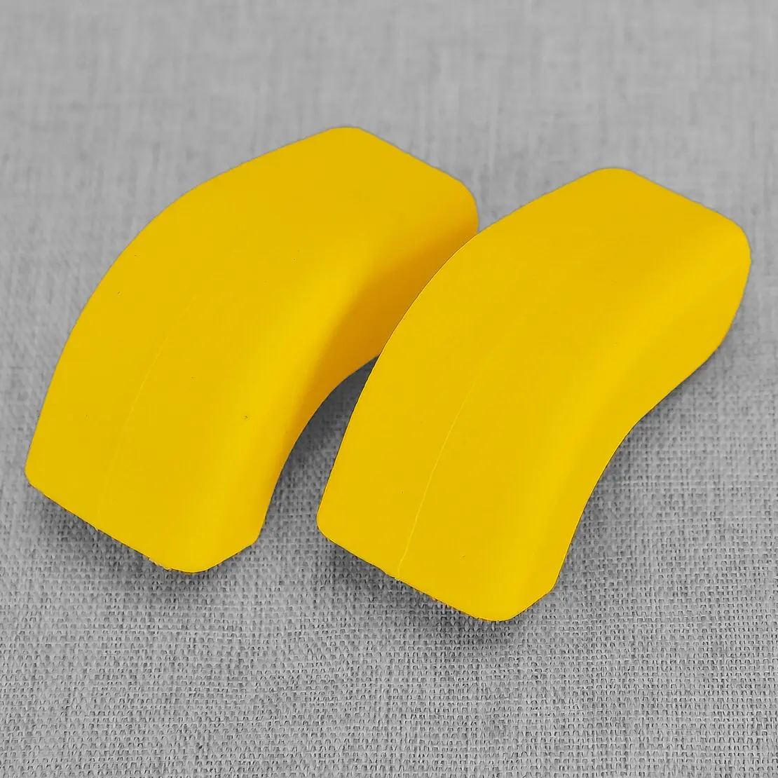 

1 пара накладок на фаркоп переднего бампера, защитные накладки, подходят для Jeep Wrangler JK JL Gladiator JT 2007-2022, желтый ТПЭ