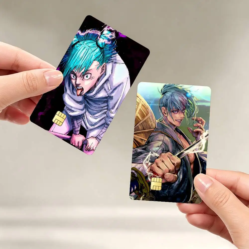 Hajime Kashimo Jujutsu Kaisen Manga Sticker Film Tape Skin for Credit Card Debit Card Waterproof Stickers