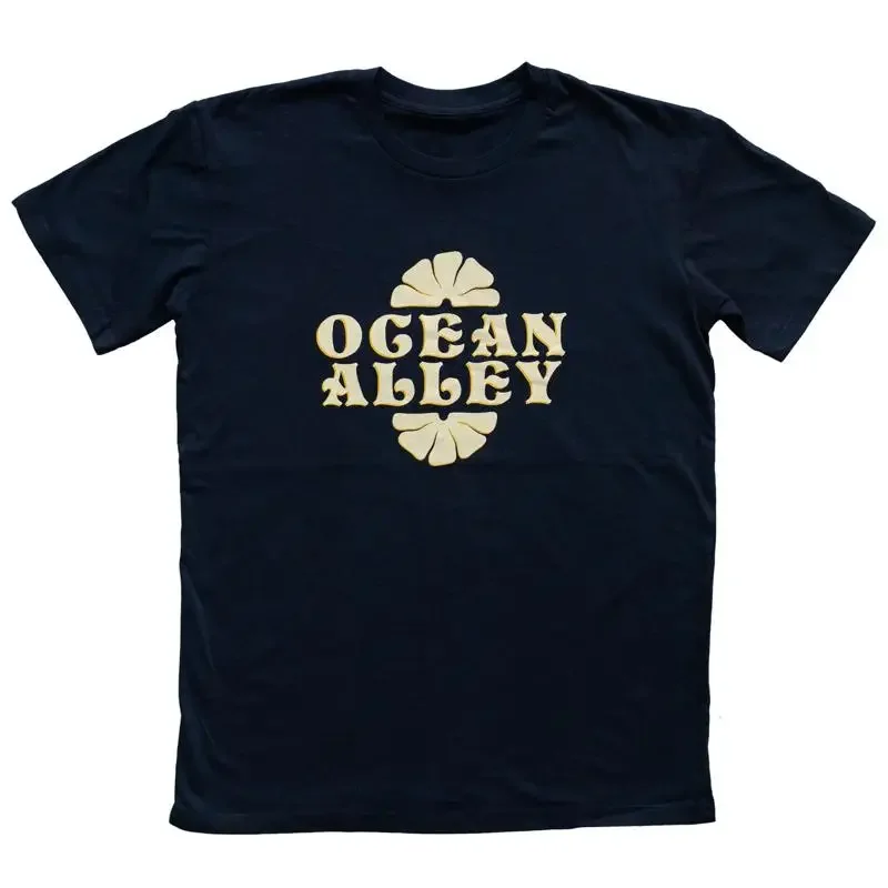 Ocean Alley Basic Shirt Black T Short Sleeve All Sizes Jn768