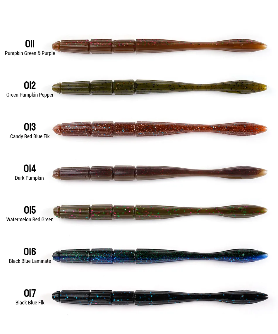 NOEBY Stick Worm Soft Lure 15,5cm 6" 8,4g Bubble Bult Drop Shot Silikon Kunstköder für Barsch und Hecht, Swimbait Angelköder – Detail 7