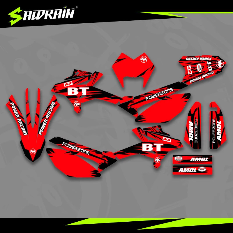 

Sawrain Motorcycle Graphics Backgrounds Decal Stickers Kits for 11-20 BETA RR 05