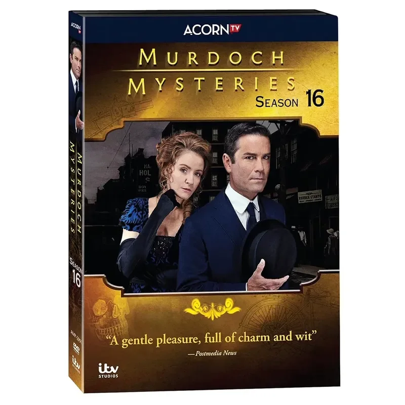 Murdoch Mysteries Season 16 Original English American Drama Series 5 DVDs Set