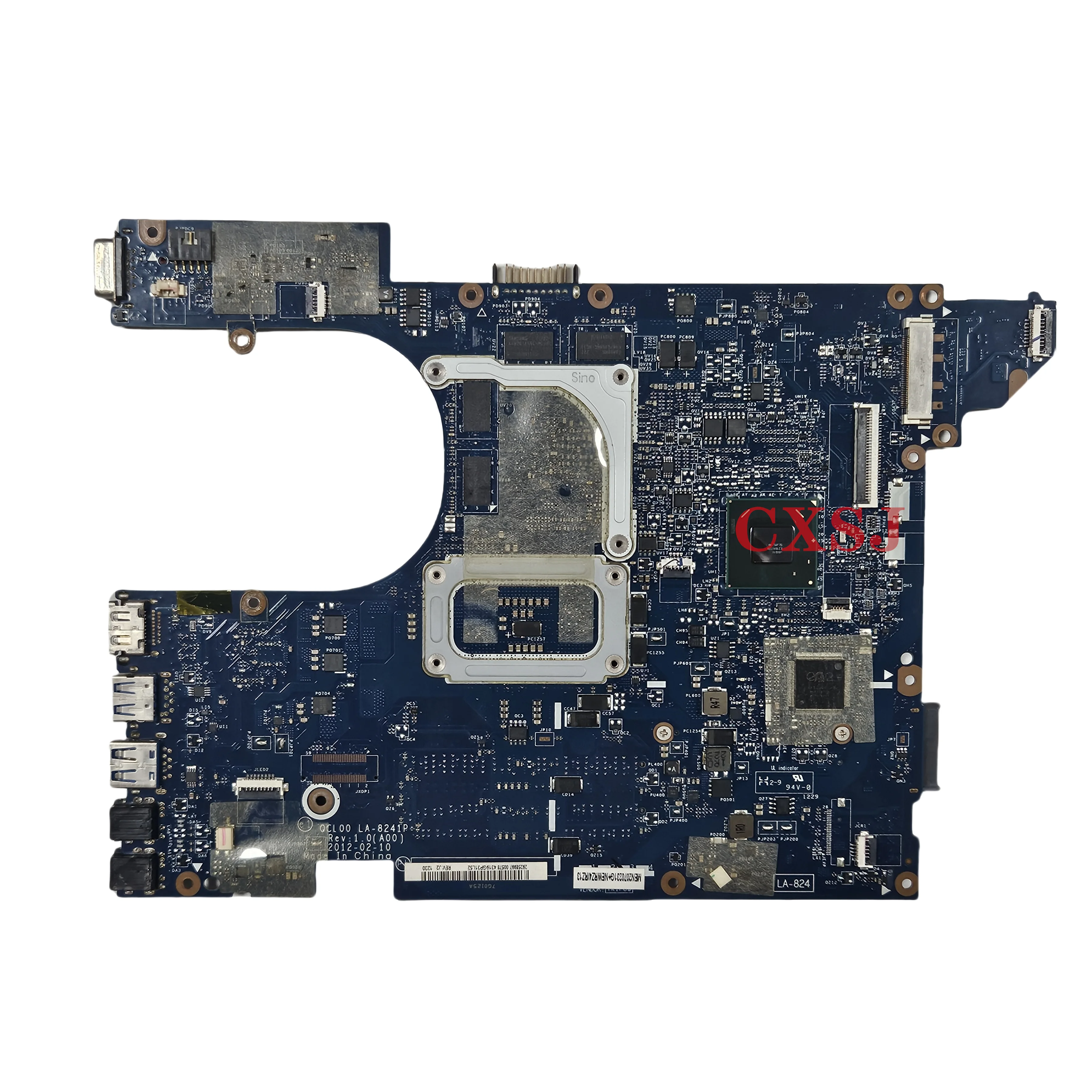 QCL00 LA-8241P For dell Inspiron 15R 5520 7520 Laptop Motherboard With Video card HD7600 HD7630 HD7670 1GB GPU Mainboard