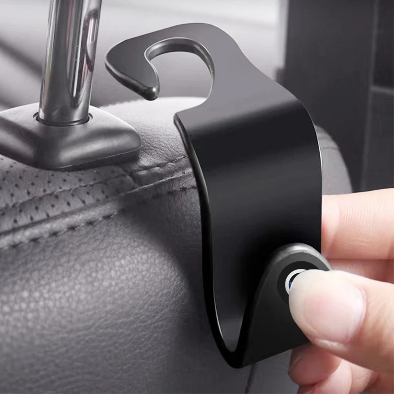 1/2pcs Car Seat Headrest Hook Mobile Phone Holder Accessories For Volvo R Design T6 AWD C30 C40 C50 C70 S40 S60 S70 S80 S90 V40