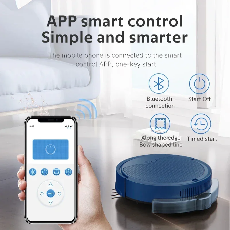 Automatic Sweeping Robot Vacuum Cleaner APP Control Water Tank Sweep and Wet Mopping Vacuum Clean For VIP Customers DropShipping