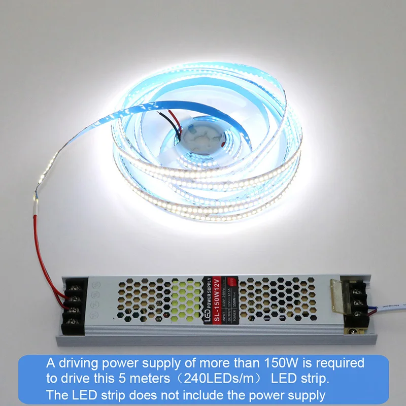 240 светодиодная s/m светодиодная лента 2835 DC12V 24V домашняя световая полоса 5M 1200LED s светильник Красная Зеленая синяя гибкая и режущая