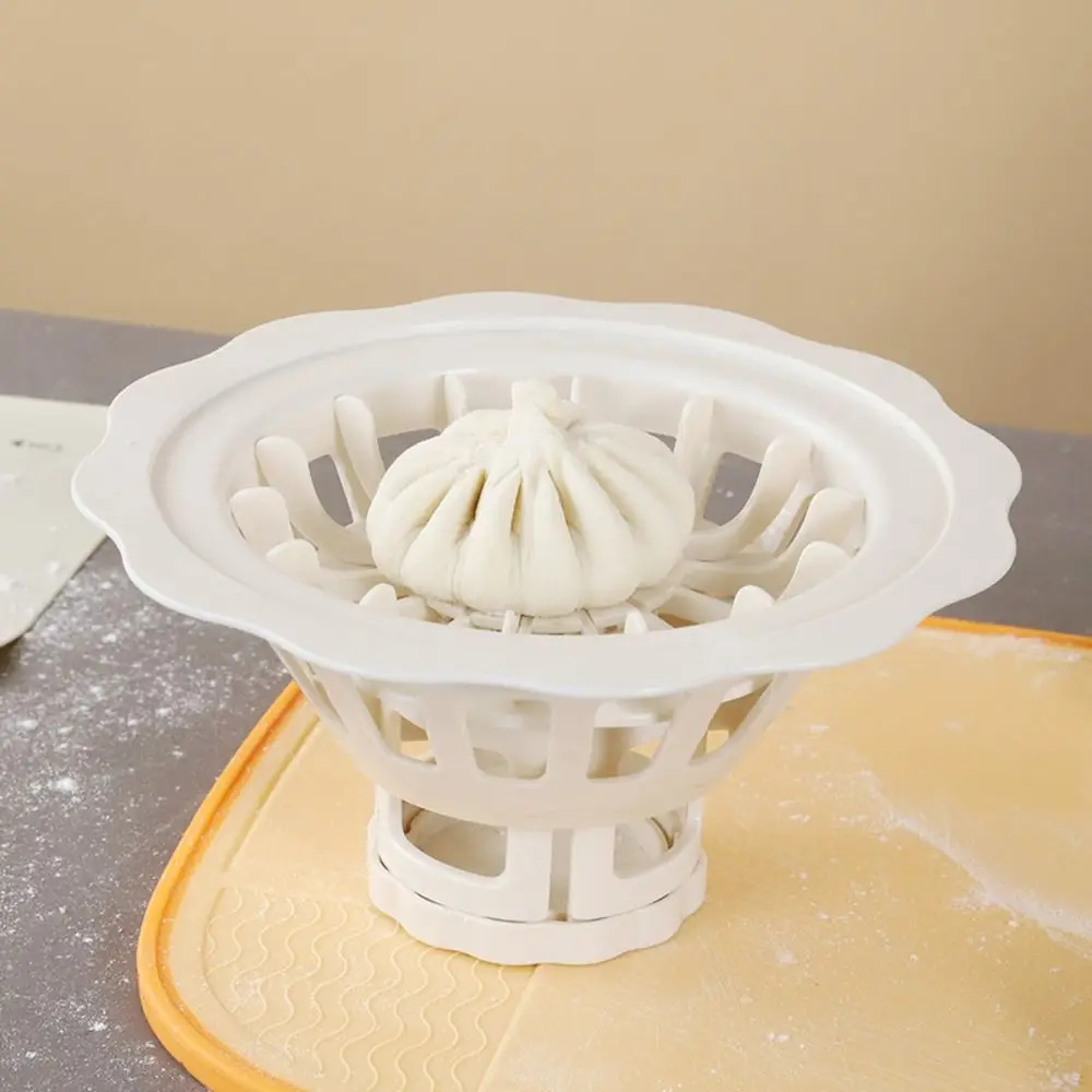 Non-Stick ABS Baozi Making Mould Homemade Flower Type Dumpling Bao Buns Mould DIY Baozi Maker Machine