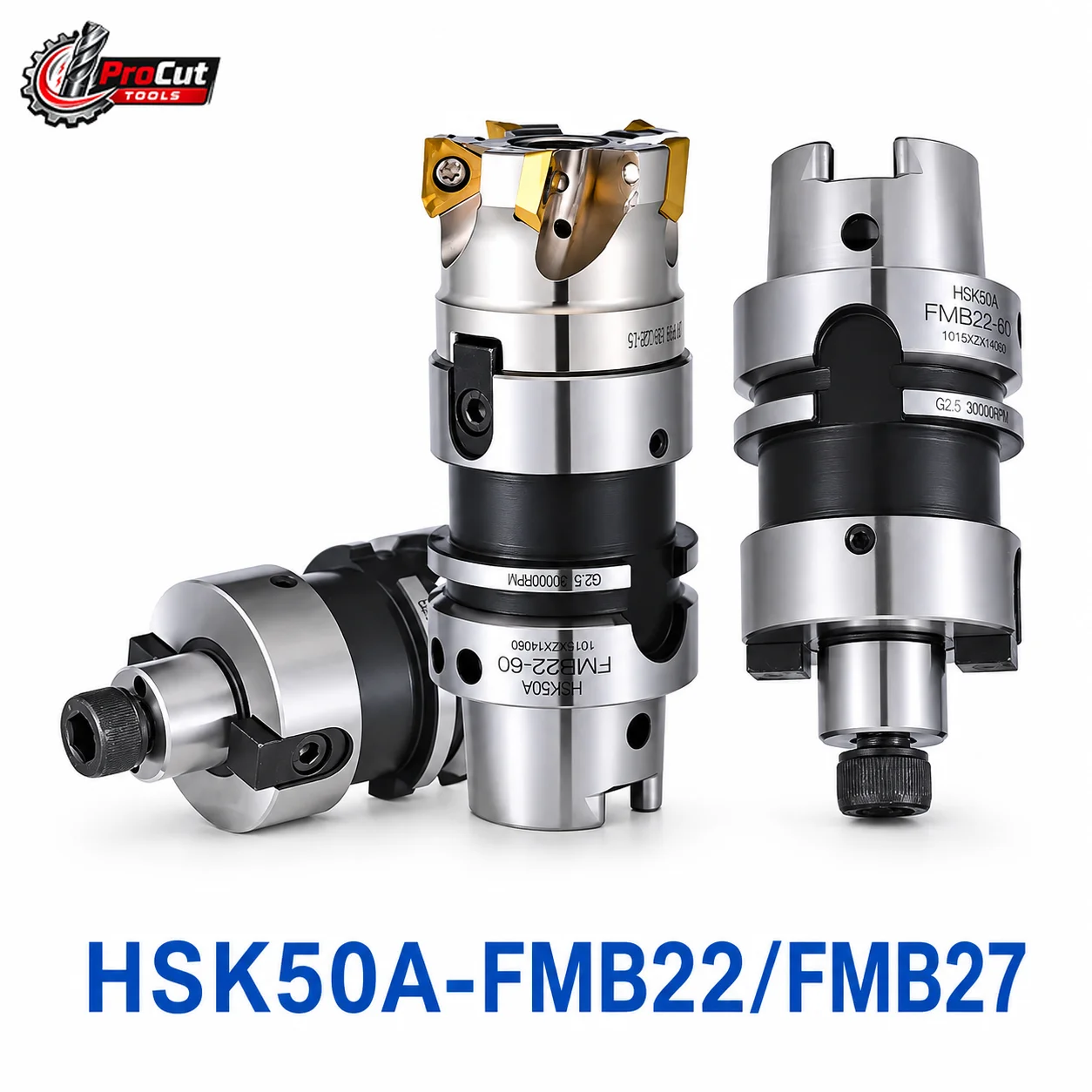 HSK50A HSK50E FMB22 FMB27 Tool Holder CNC Milling Bracket Fit BAP300R 400R EMR MFWN900 Face Mill Cutter