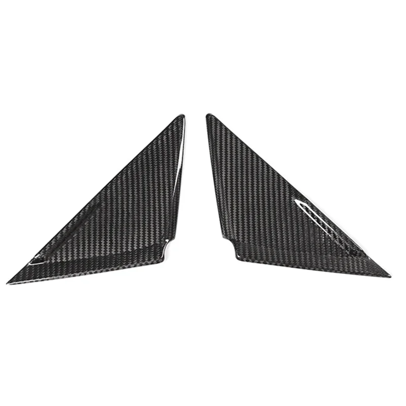 

Real Carbon Fiber Car Styling A-Pillar Sticker Front Window Triangle Cover Trim For Nissan GTR R35 2008-2016 Parts