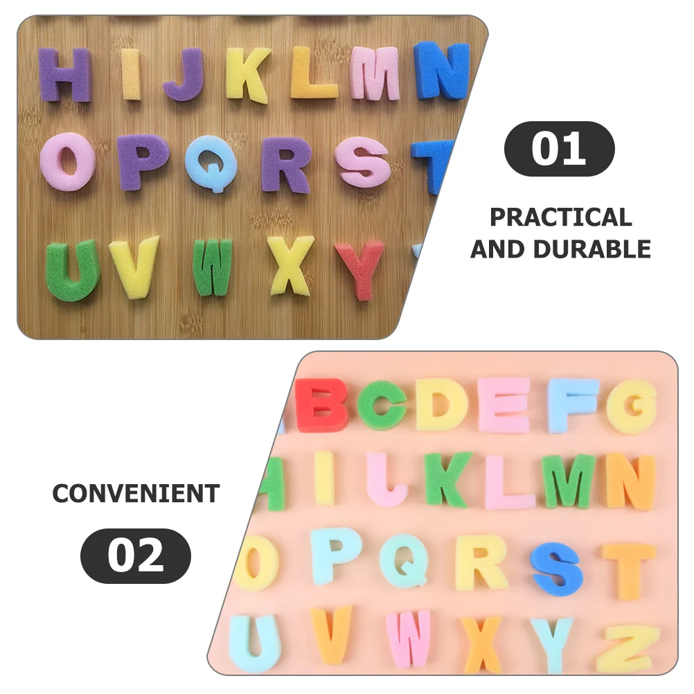 26 Pcs Spong Alphabet Sponge Stamp Painting Stamps for Kids Graffiti DIY Letter Sponges Child