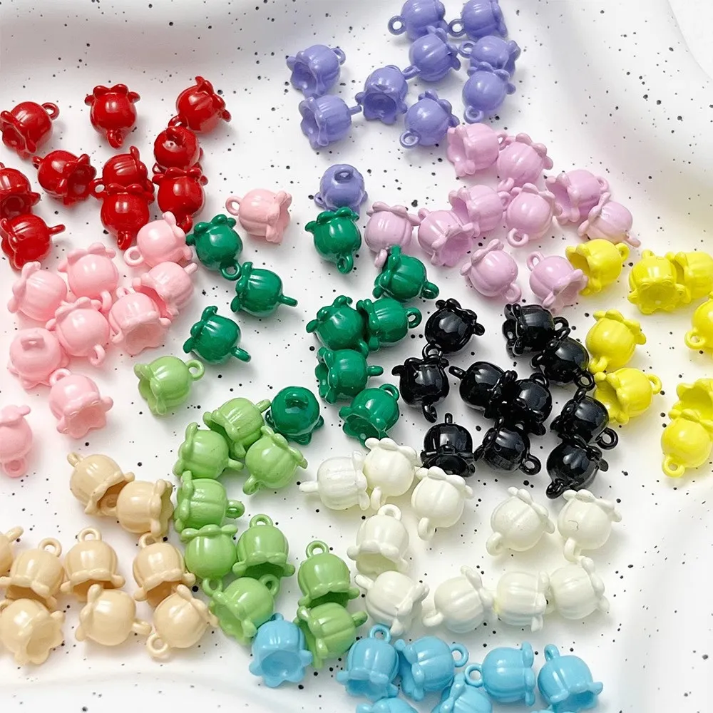 

Version Colorful Bellflower Orchid Pendant DIY Handmade Material Accessories Mobile Phone Chain Necklace Other Accessory Pendant
