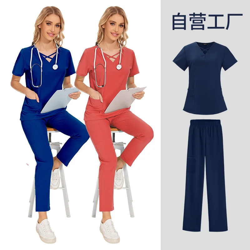 

Hot Selling Women's Short Sleeved Surgical Room Doctors' Hand Washing Isolation Clothes, Oral Suits