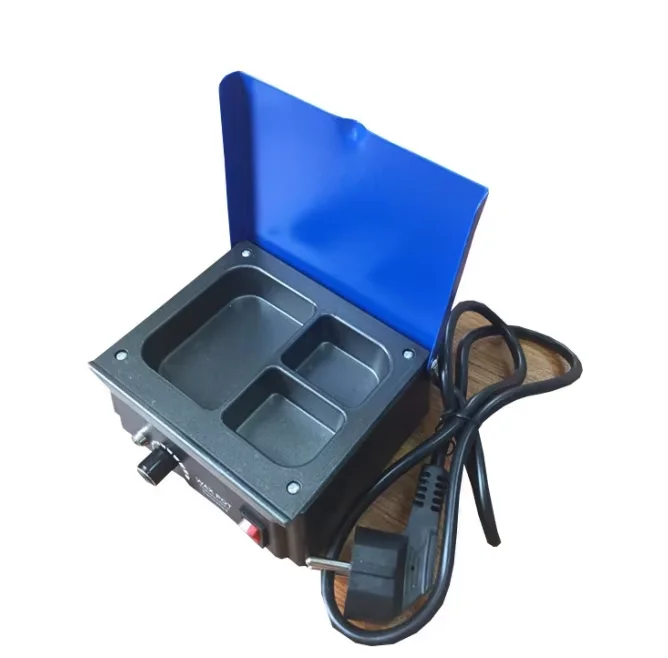 SJK Electric Metal Dental Wax Heater 3-Hole  Pot Dental Laboratory Equipment with Good Quality