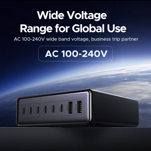 UGREEN 200 Вт GaN Зарядное устройство 8 в 1 Настольная зарядная станция USB C Подставка для ноутбуков Macbook iPhone 16 15 Pro Xiaomi Samsung Tablets