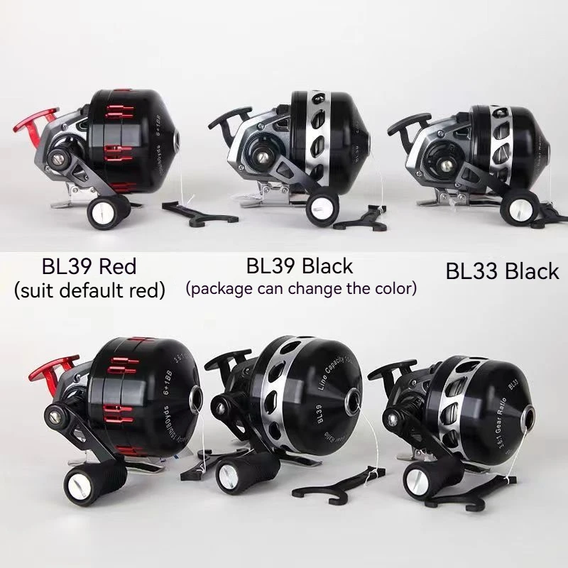 High Precision Launcher Fishing Reel Set BL33 BL39 Metal Twin Fish Bastion Fish Shooter Dart Leather Ribs Complete Kit