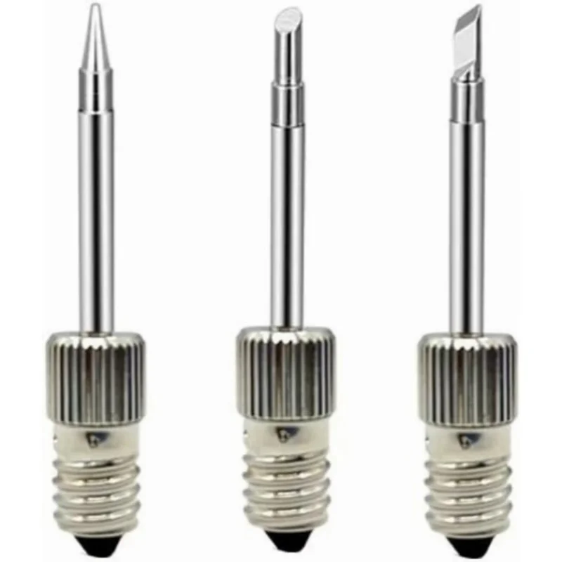 3Pcs/Set E10 Interface Soldering Iron Tips Welding Tips USB 8W Zestaw grotów lutowniczych B C K Typ Głowica spawalnicza Końcówki lutownicze do narzędzia