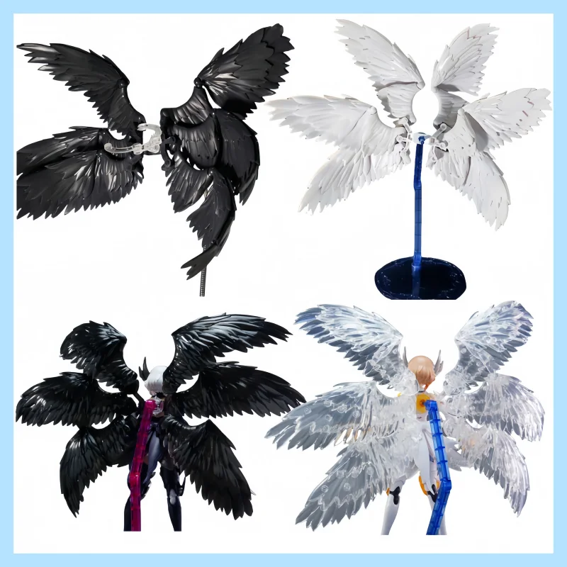 

In Stock Only Wings Black And White Fengyu Six-Wing Pure Color Series Six Winged Wings Figure Decoration Ornament Toy Gifts
