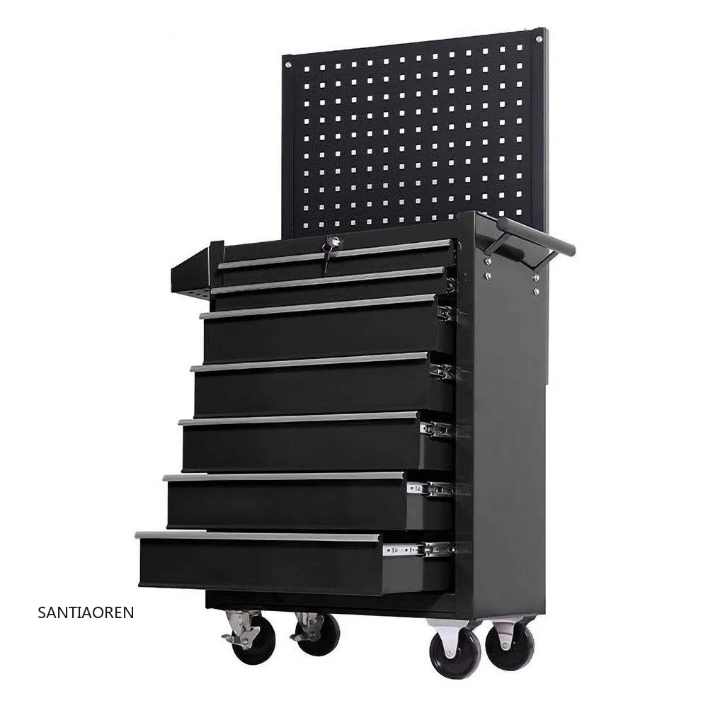 

2025Tool Cabinet for Workshop Custom Multiple Drawers Rolling Metal Tool Cabinet Trolley Cart With Workshop Magnet Tool Sets