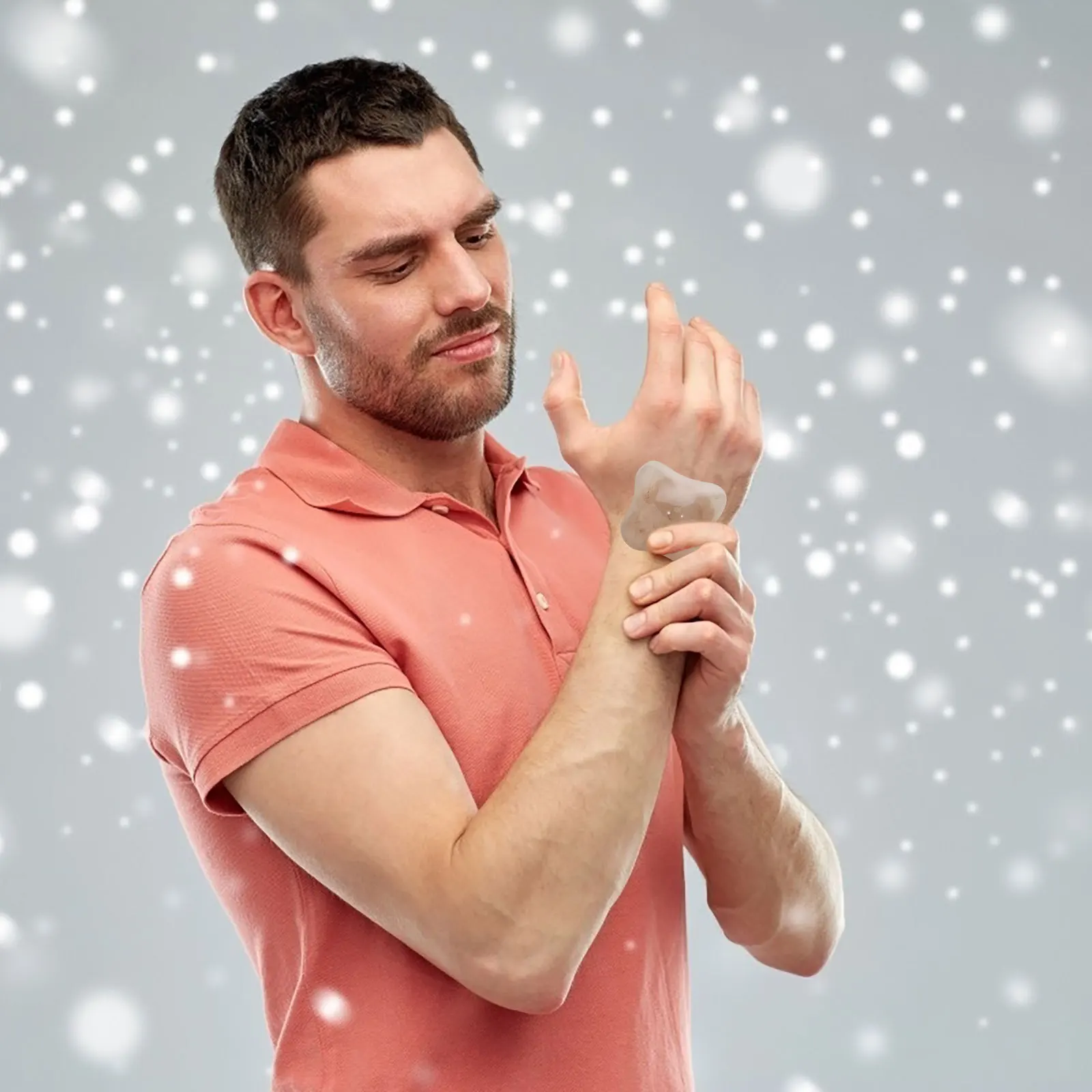 

Шестиугольный массажный мяч из смолы для укрепления рук, упражнения для пальцев, тренажер для терапии мышц ладони, портативный фитнес-тренажер