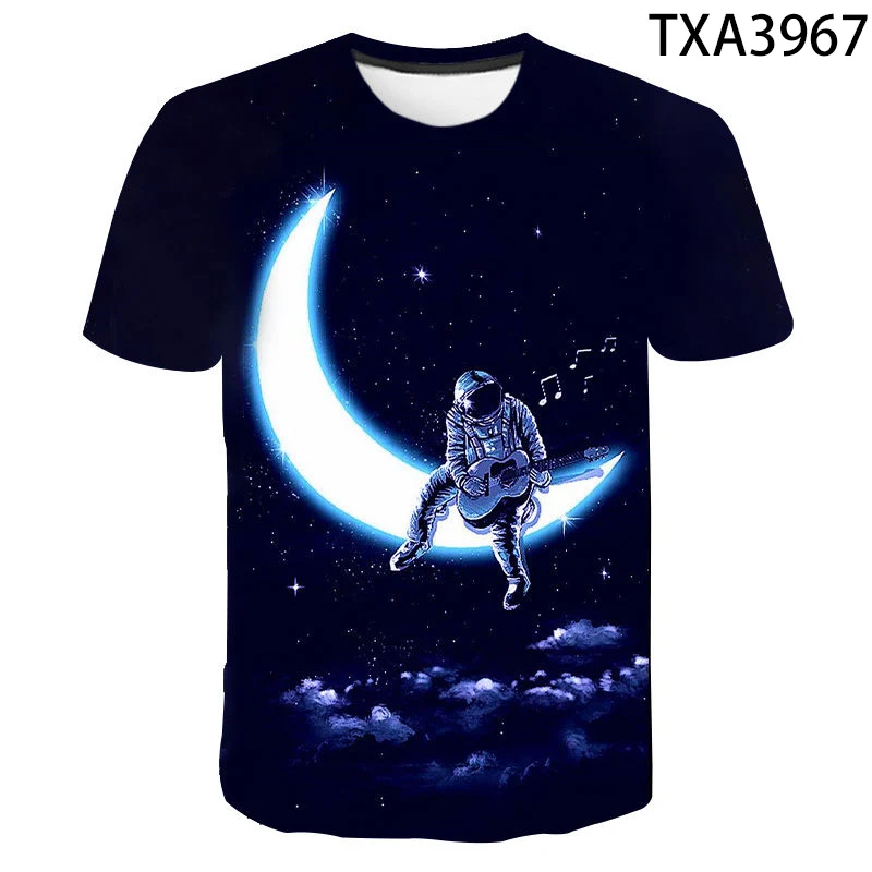 

Space Galaxy Astronaut 3D T-shirt Men Women Children Universe Printed Star Sky Boy Girl Kids T Shirt Fashion Streetwear Tops Tee