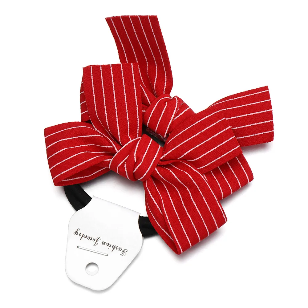 2 unids/set niñas lindo punto de onda sombreros cuerda para el cabello doble cola de caballo cabeza cuerda