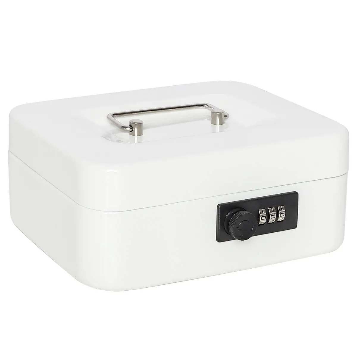 Caja fuerte de metal con cerradura de combinación - Caja de cerradura para oficina/banco | Regalos de regreso a la escuela y decoración de Halloween