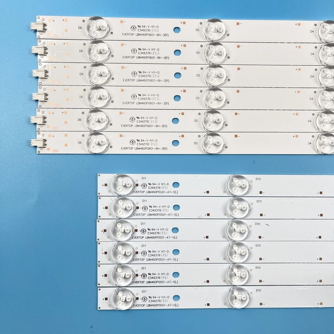 LED Backlight Strip For EVERTOP LBM460P0501-AT-1(L) LBM460P0601-AU-1(HF)(0) AOC LE46D3540/20 46PFL3218K/12 LE46G3000 LC-46LD265R