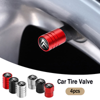 1Set Car Styling Metal Wheel Tire Valve Caps Dust Accessories For Citroen C1 DS3 C2 C3 Vts C4 Saxo C4L C5 C6 C8 Xsara C3-XR