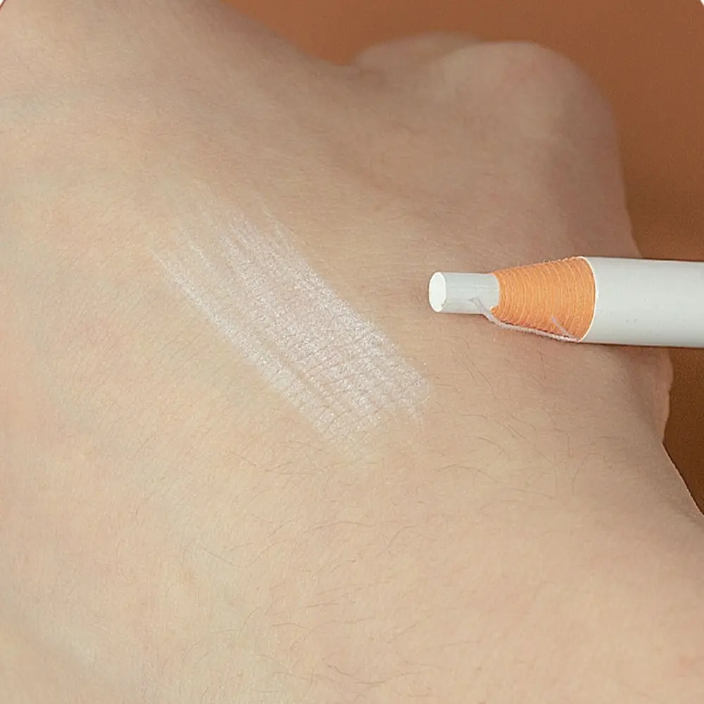 Potenciador ferramenta de maquiagem feminino cosméticos posição lápis de sobrancelha branco caneta de tatuagem permanente sobrancelha matiz puxar cabo caneta de sobrancelha