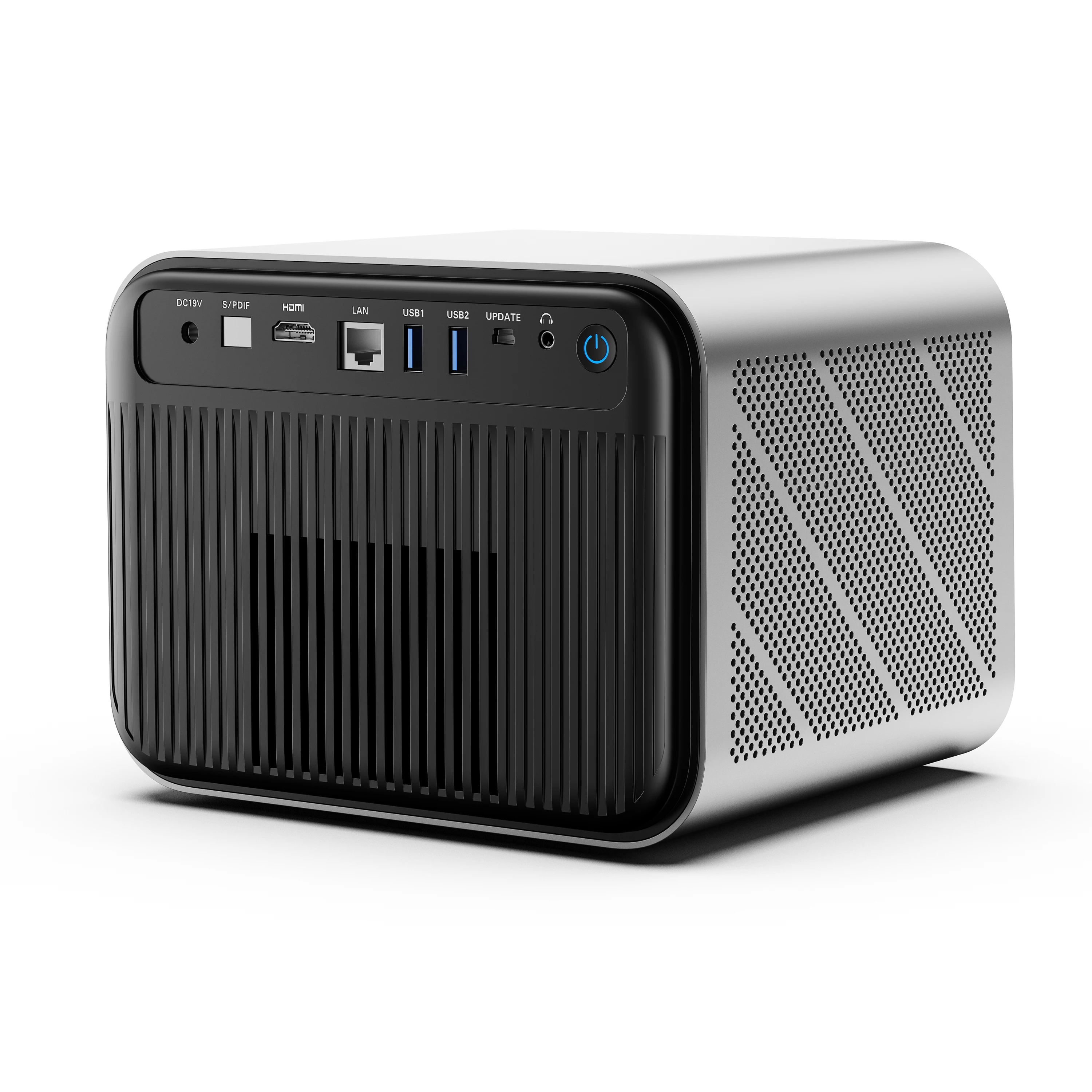 

DLP Native 1080P 3D Wifi BT Auto Focus GTV KTV Microphone Speaker Video Game Player Projection Cinema Film Beamer Projector