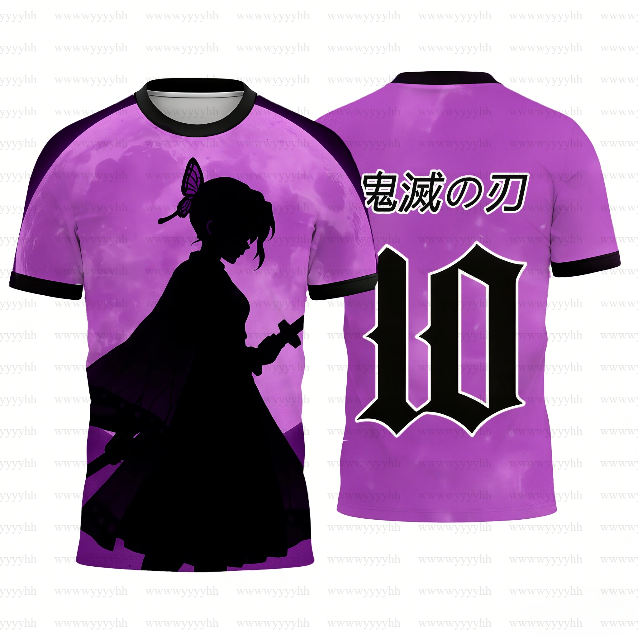 2026 Hot Sale Kimetsu No Yaiba Anime Graphic T-Shirt Unisex Harajuku Streetwear 3D Print Short Sleeve Top Men Women Anime Fans
